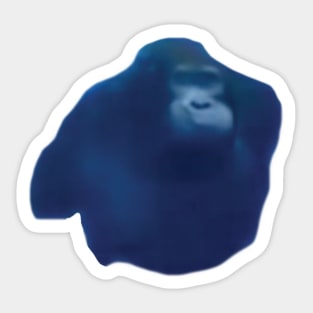 Swimming monkey Sticker